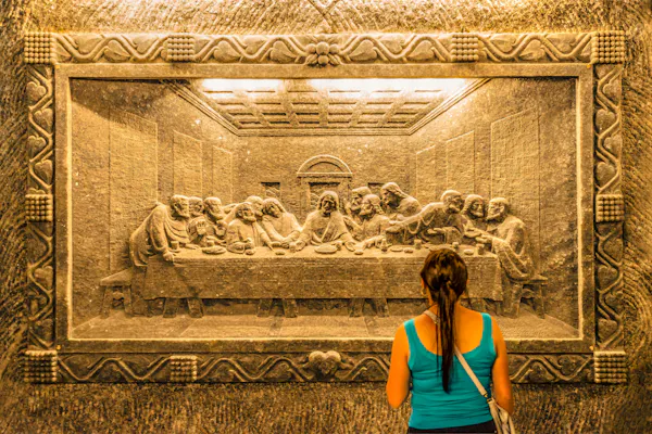 Mina de Sal de Wieliczka: Entrada Sem Fila + Tour Guiado + Transporte de Cracóvia