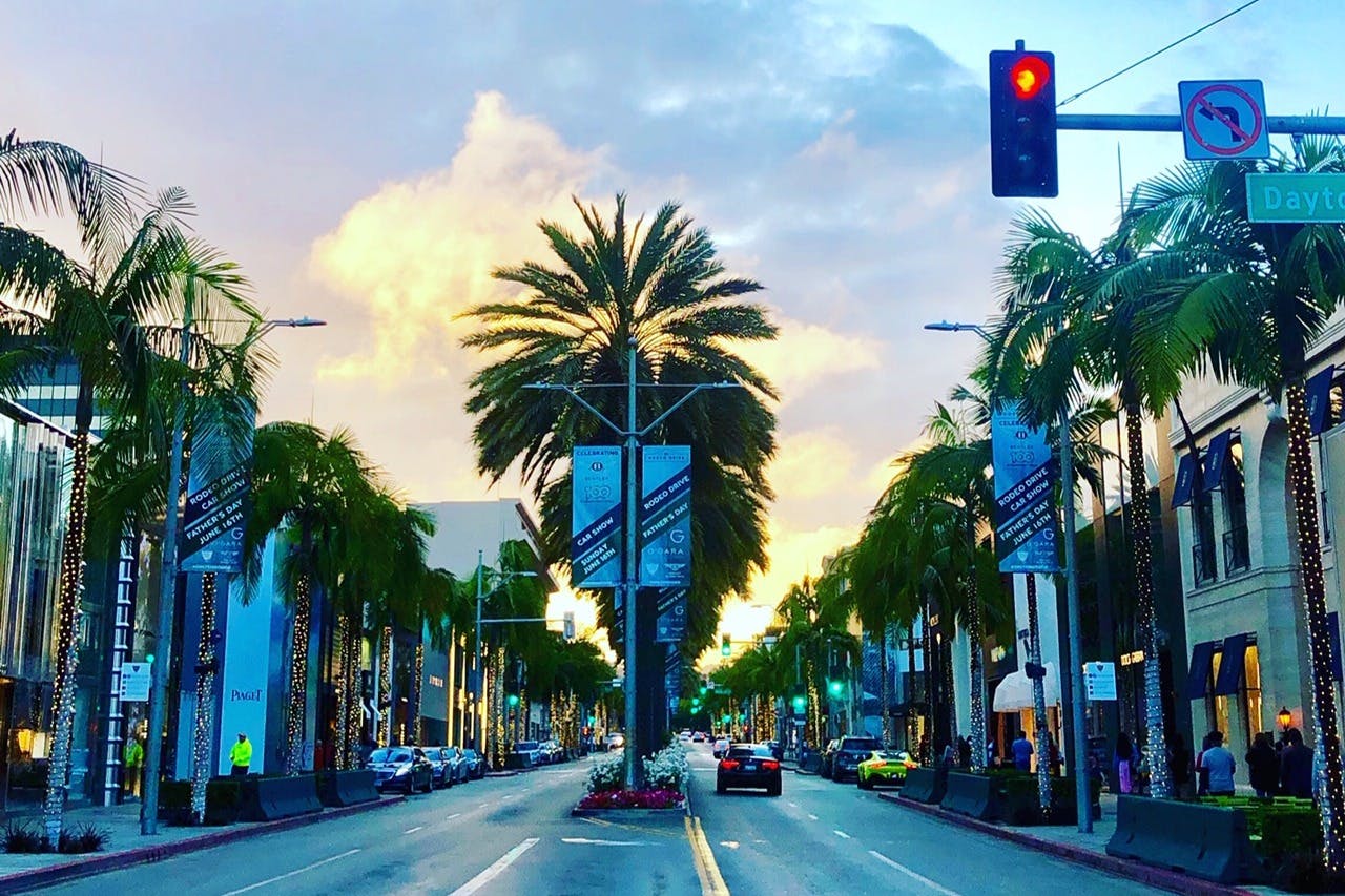 Rodeo Drive in Los Angeles
