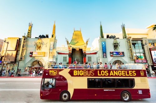 ロサンゼルス TCLチャイニーズシアター＋ロサンゼルス オープントップバス ツアー 予約 (即日発券)