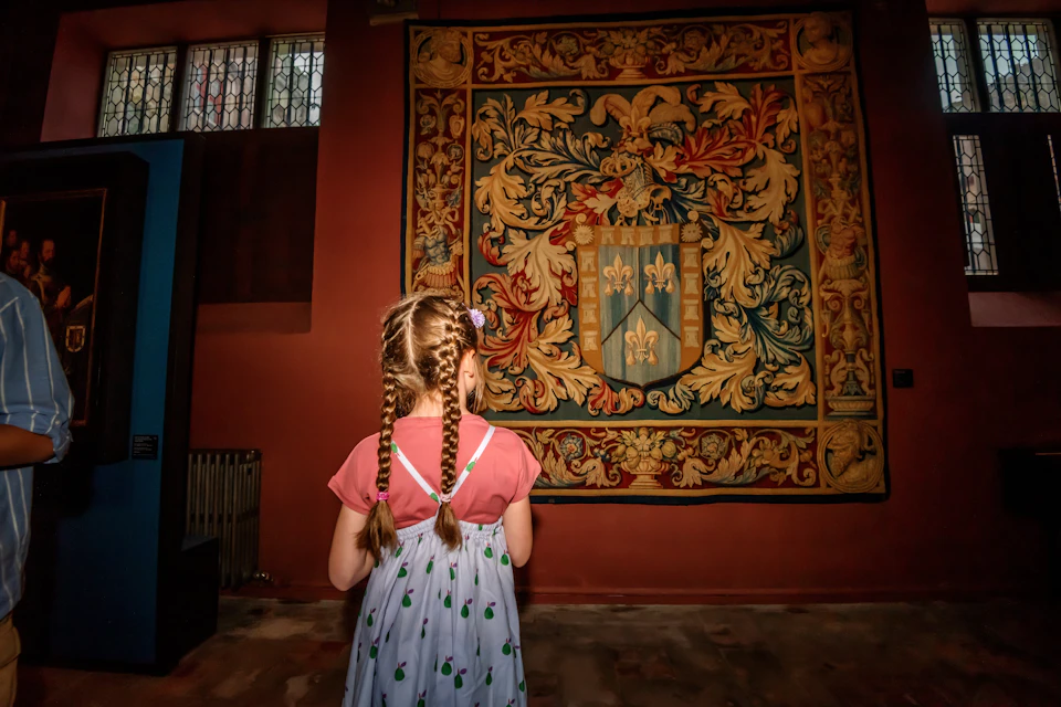 Wall tapestry in the Gruuthuse Museum