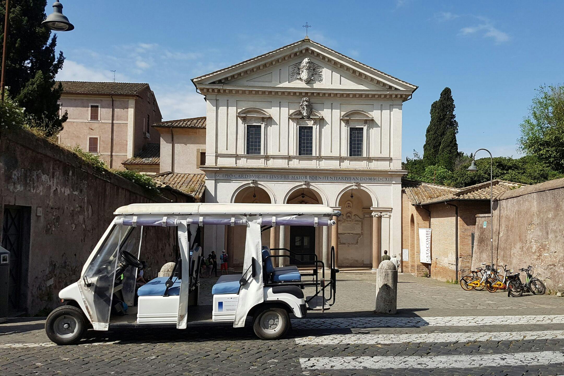 Πρόσοψη της εκκλησίας του Αγίου Σεβαστιανού