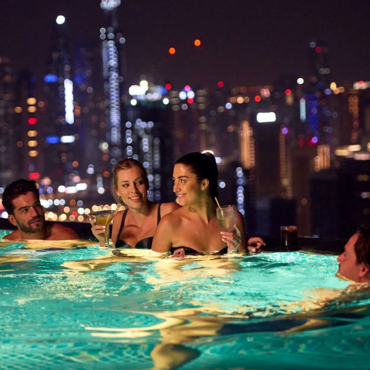 AURA SKYPOOL Dubai: Sunrise or Evening Pool Experience in Dubai β Tiqets