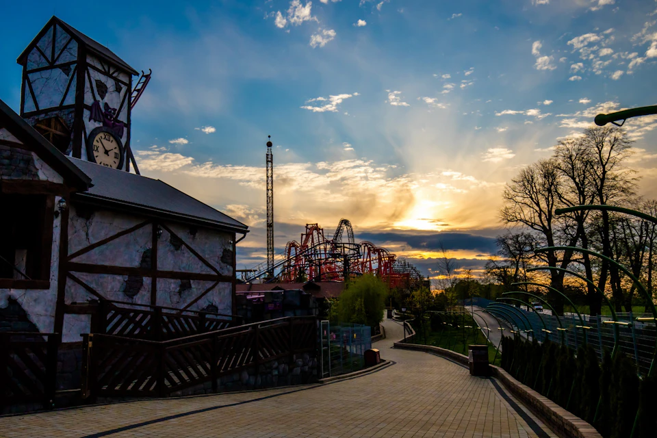 Sunset over Energylandia