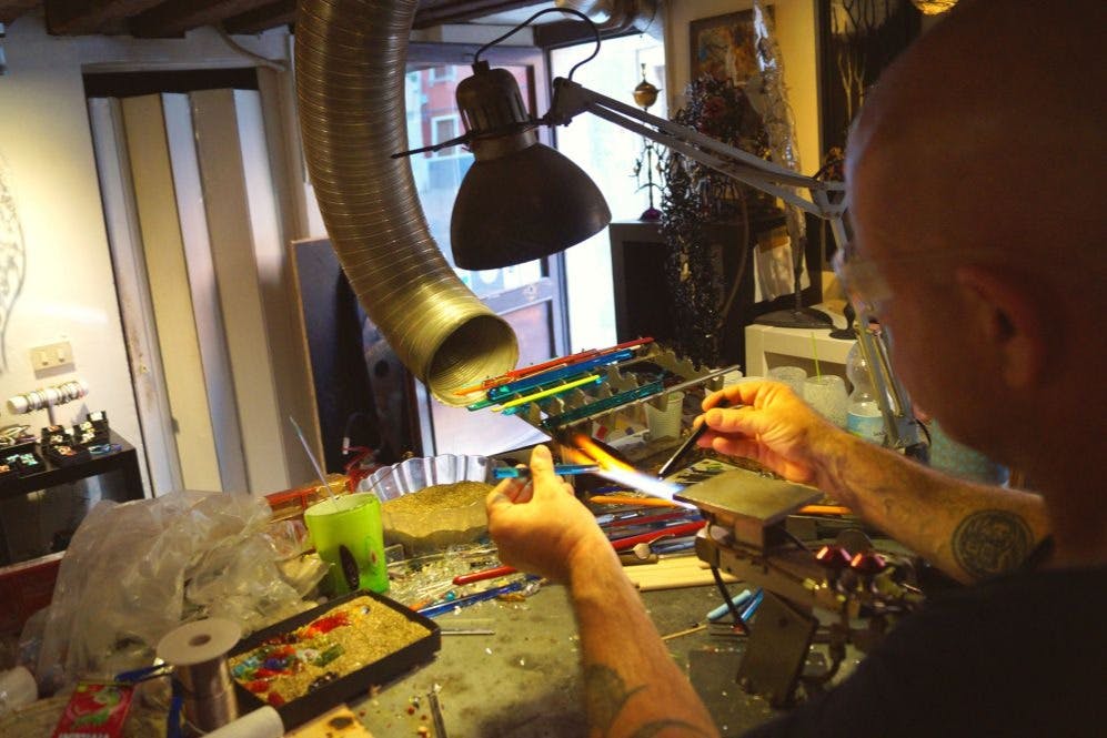 ガラス作りレッスン