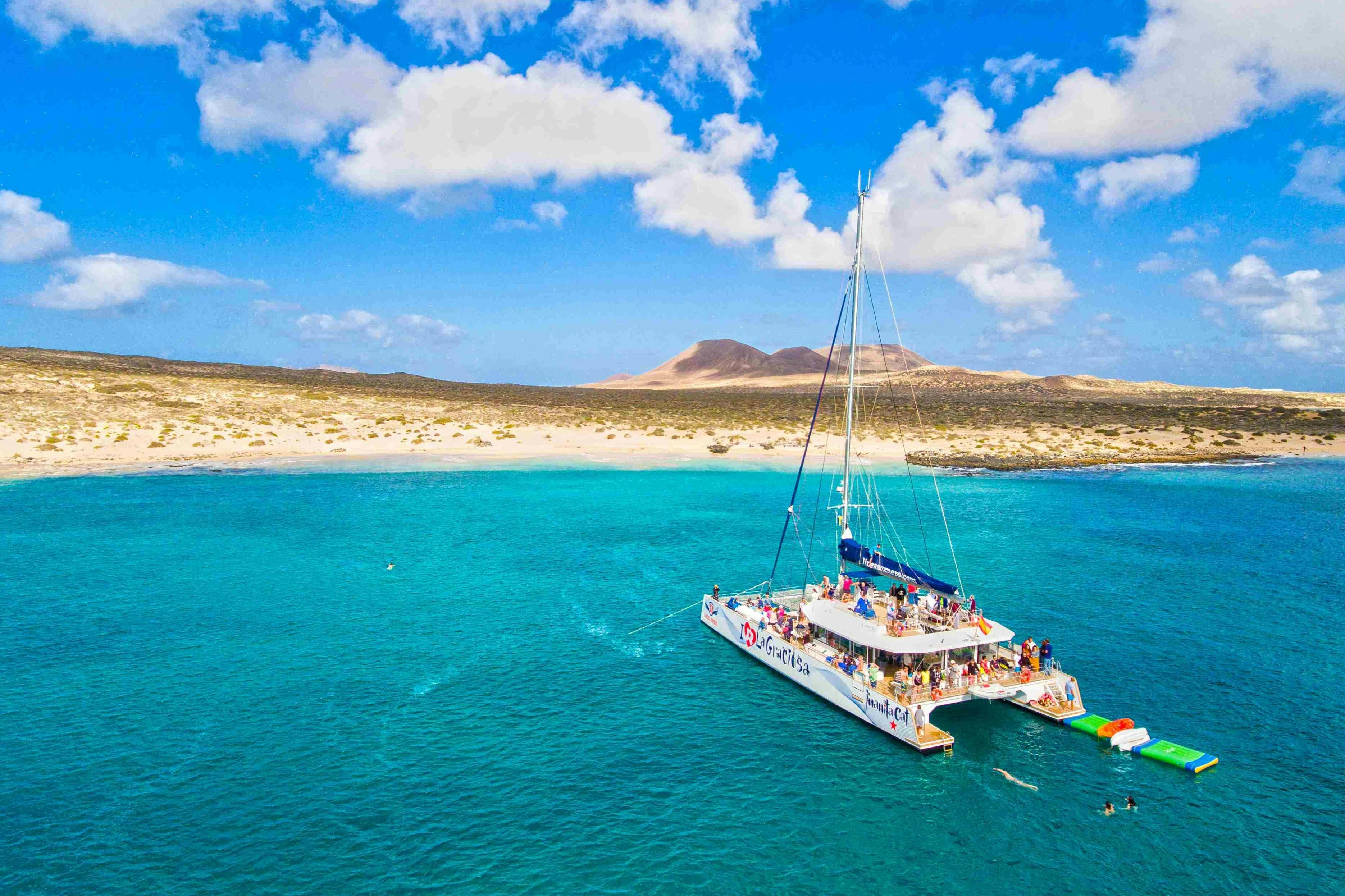 La Graciosa: Crociera guidata in catamarano + traghetto + trasferimento da Lanzarote — 4