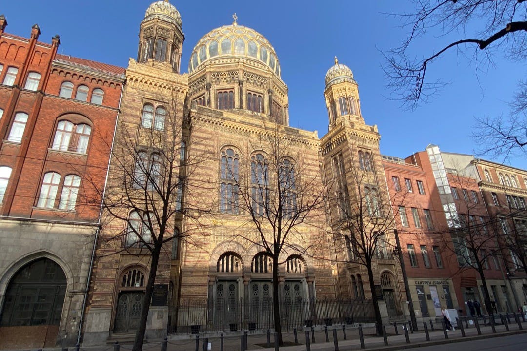 Kristalnacht—Berlin's Night of Broken Glass. 