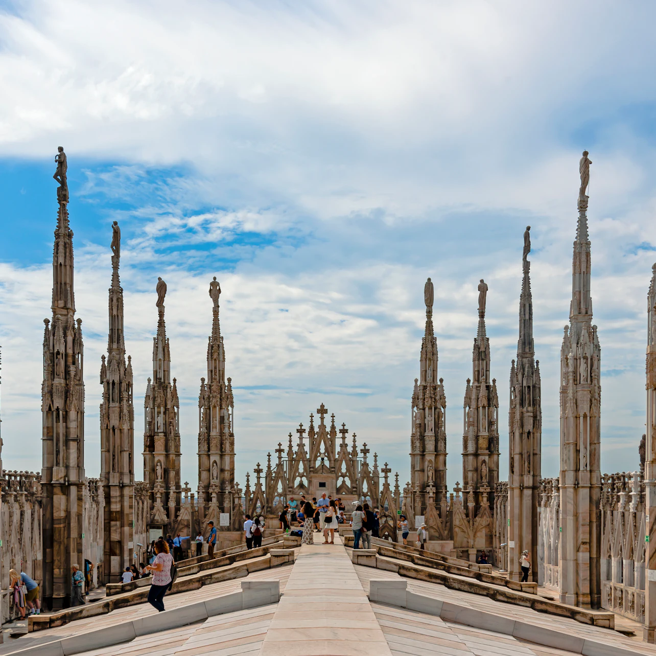 Duomo de Milan : Accès au toit