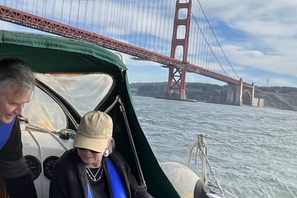 Navigating towards the Golden Gate Bridge