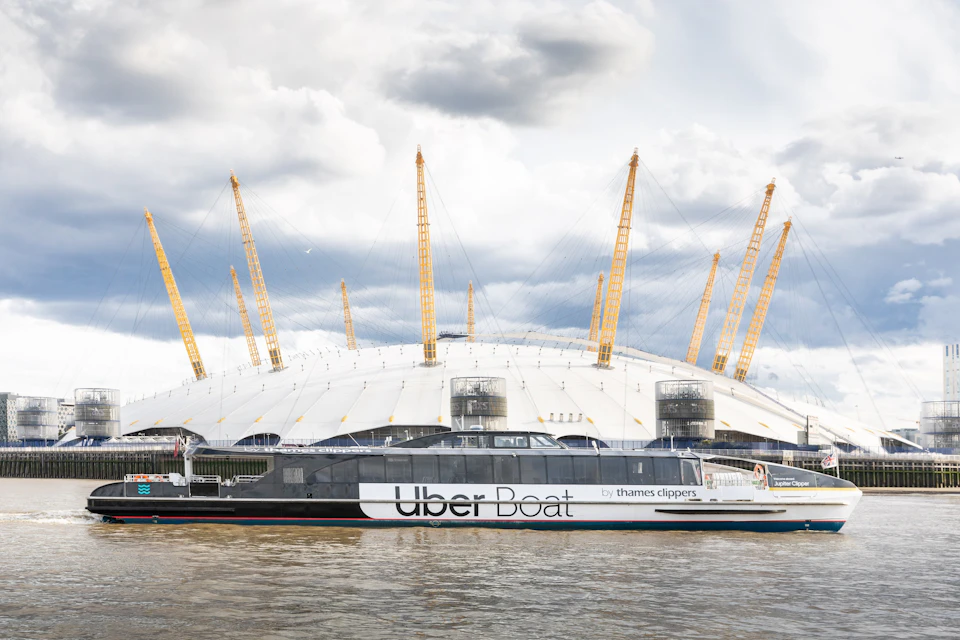 Uber Boat by Thames Clippers and The O2