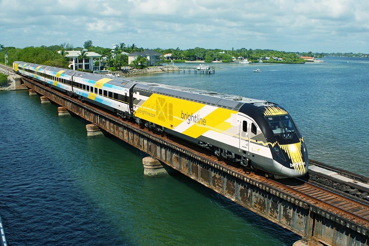 Brightline high-speed train