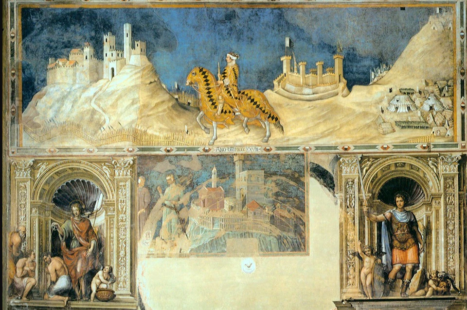 Simone Martini: Commemoration of Guidoriccio Da Fogliano at the Siege of Montemassi