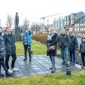 Pointing our landmarks in the Reykjavik city Center