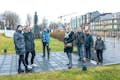 Pointing our landmarks in the Reykjavik city Center
