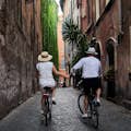 ponto de bicicletas da piazza Venezia