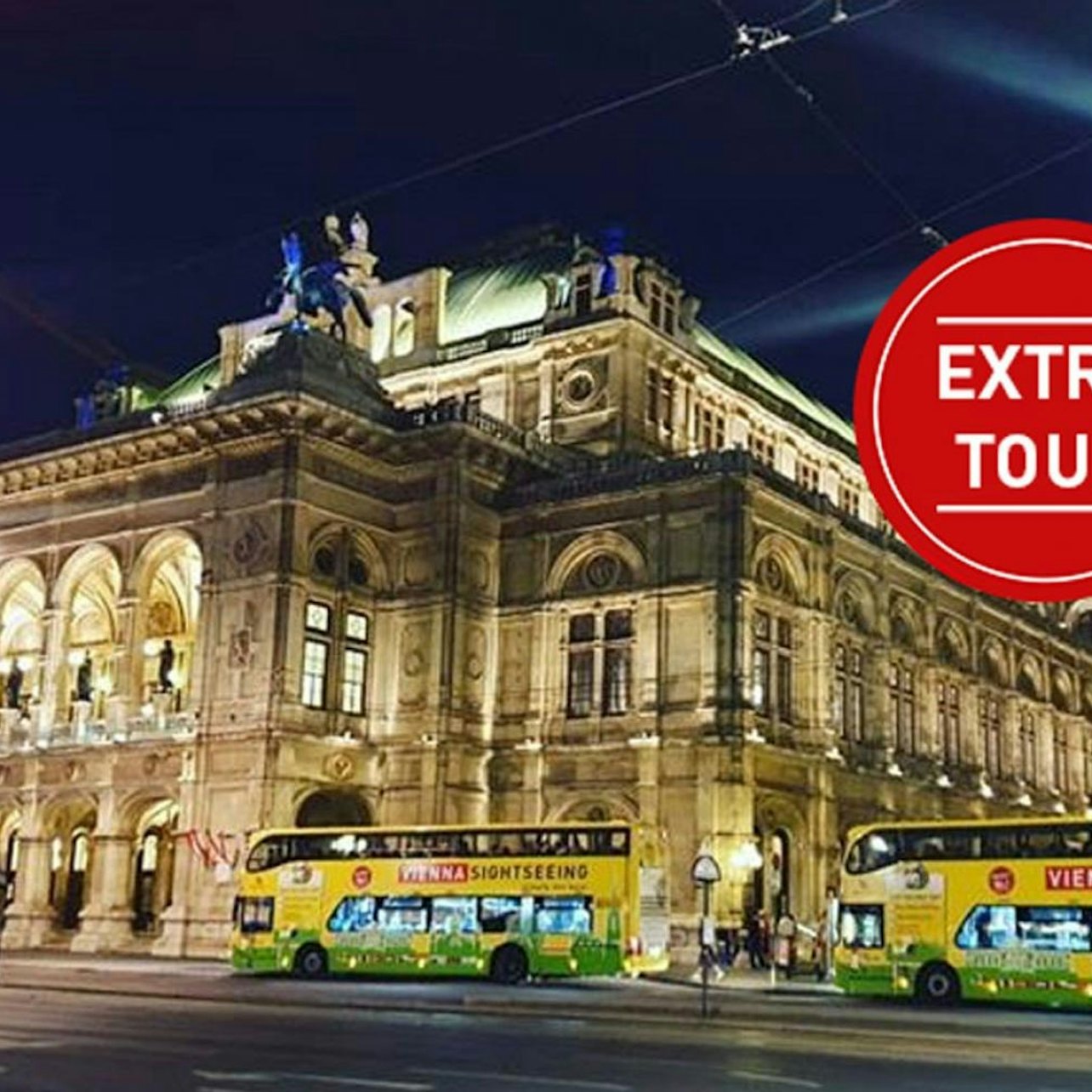 Viena: Recorrido panorámico nocturno en autobús - Alojamientos en Viena