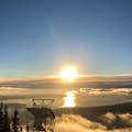 The sunset, taken from Grouse Mountain