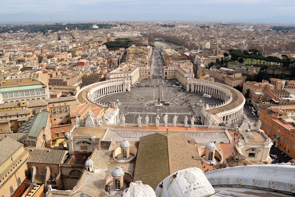 PIAZZA SAN PIETRO - VIEW FROM THE DOME