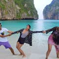 Maya Bay, made famous by the movie "The Beach" starring Leonardo DiCaprio.