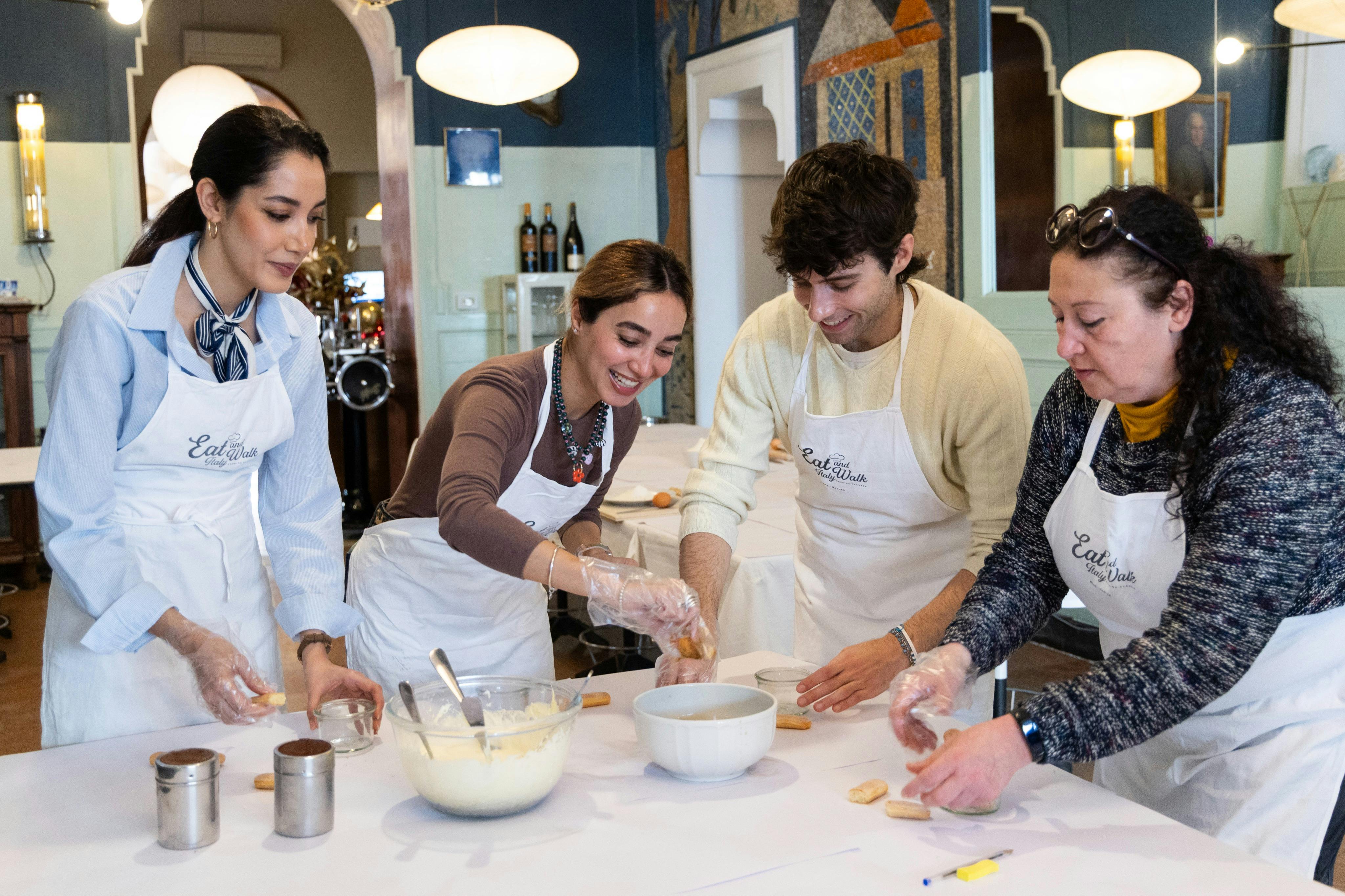 Φάτε και περπατήστε Ιταλία Μαθήματα μαγειρικής Ζυμαρικά και τιραμισού