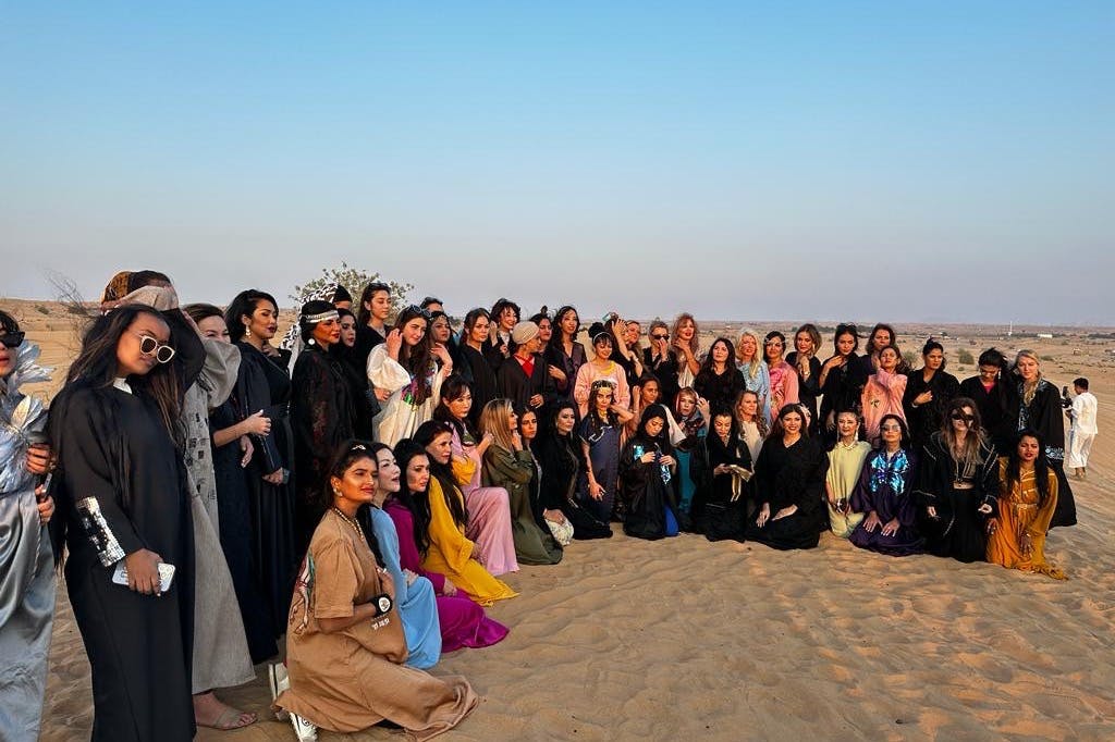 Fashion show guests hosted by Sunset Evening Safari