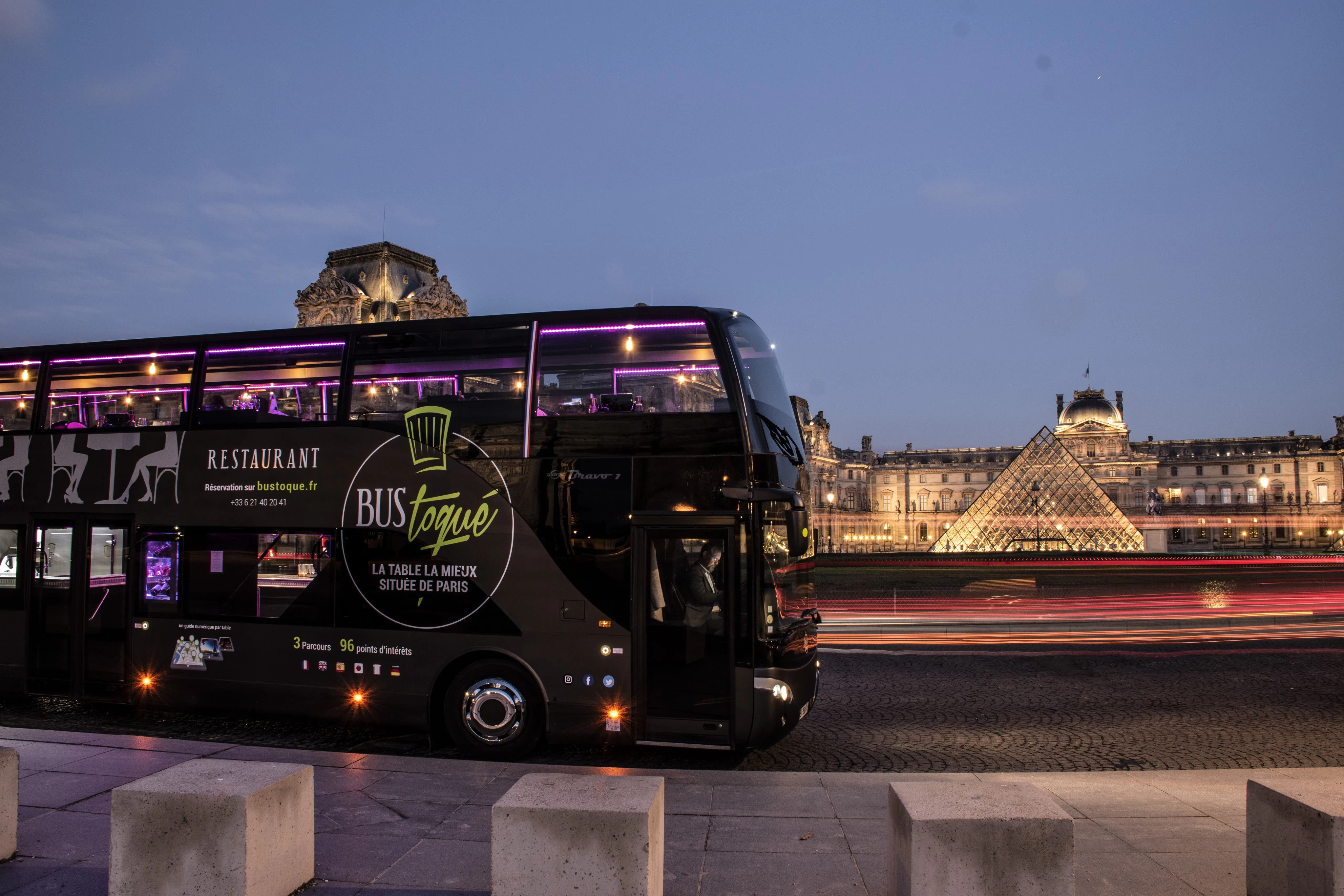 Bus Toqué Paris: 3-Course Dinner Tour