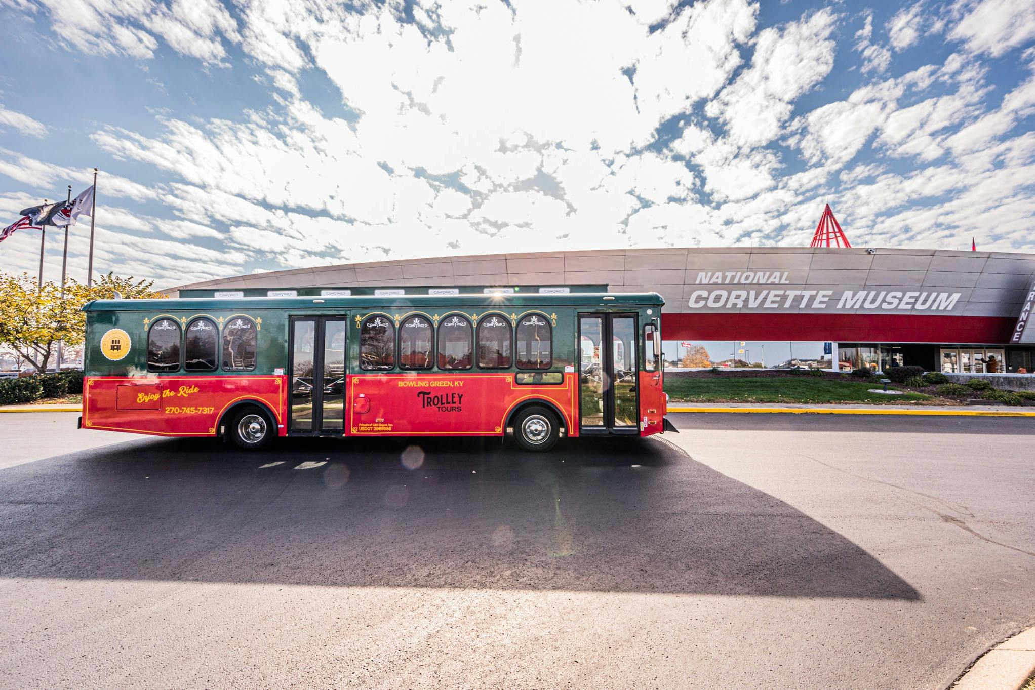Bowling Green Trolley at the National Corvette Museum