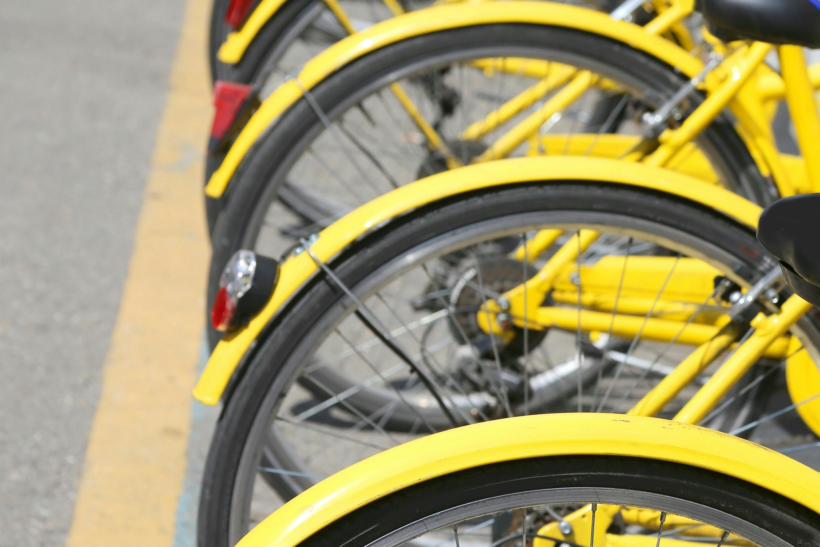 Yellow bike