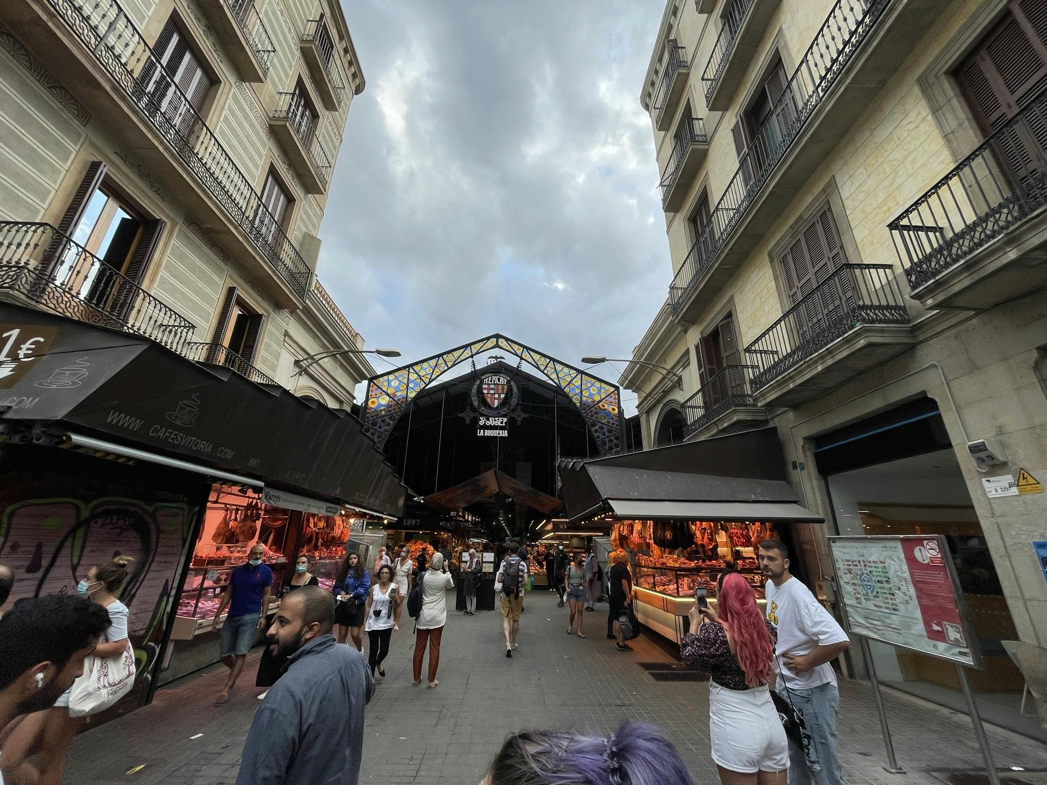 Mercado de La Boqueria in Barcelona