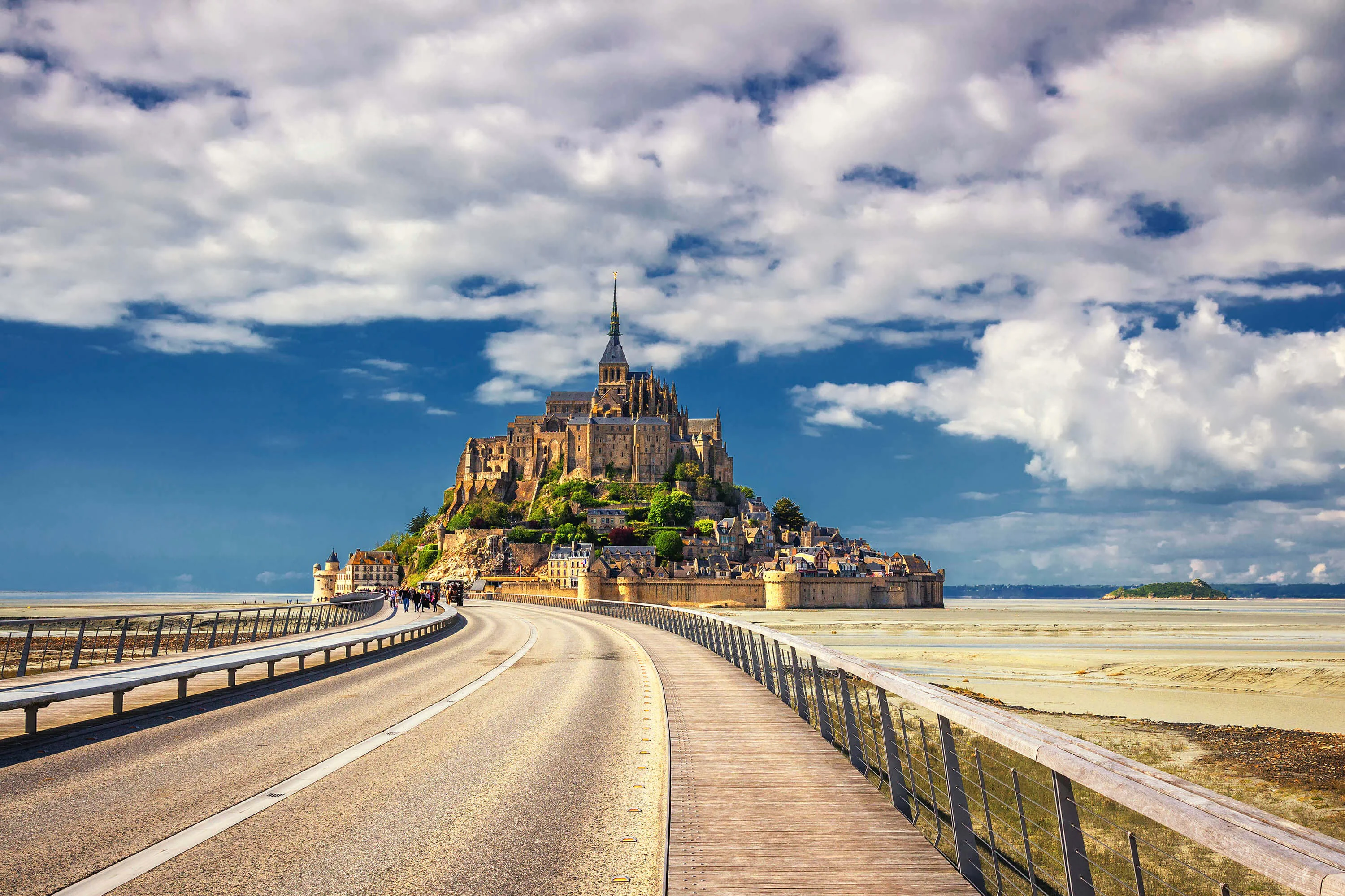 L'île du Mont-Saint-Michel : Application d'Audioguide par TouringBee