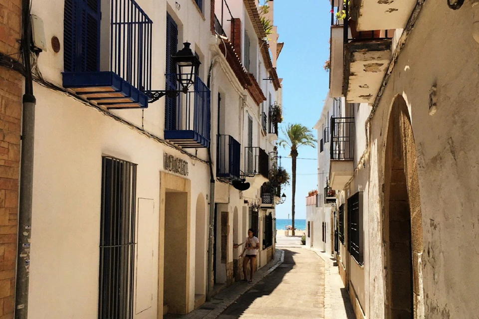 The ancient streets of Sitges