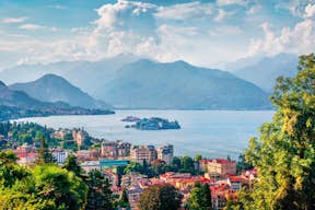 Panorama over Lago Maggiore