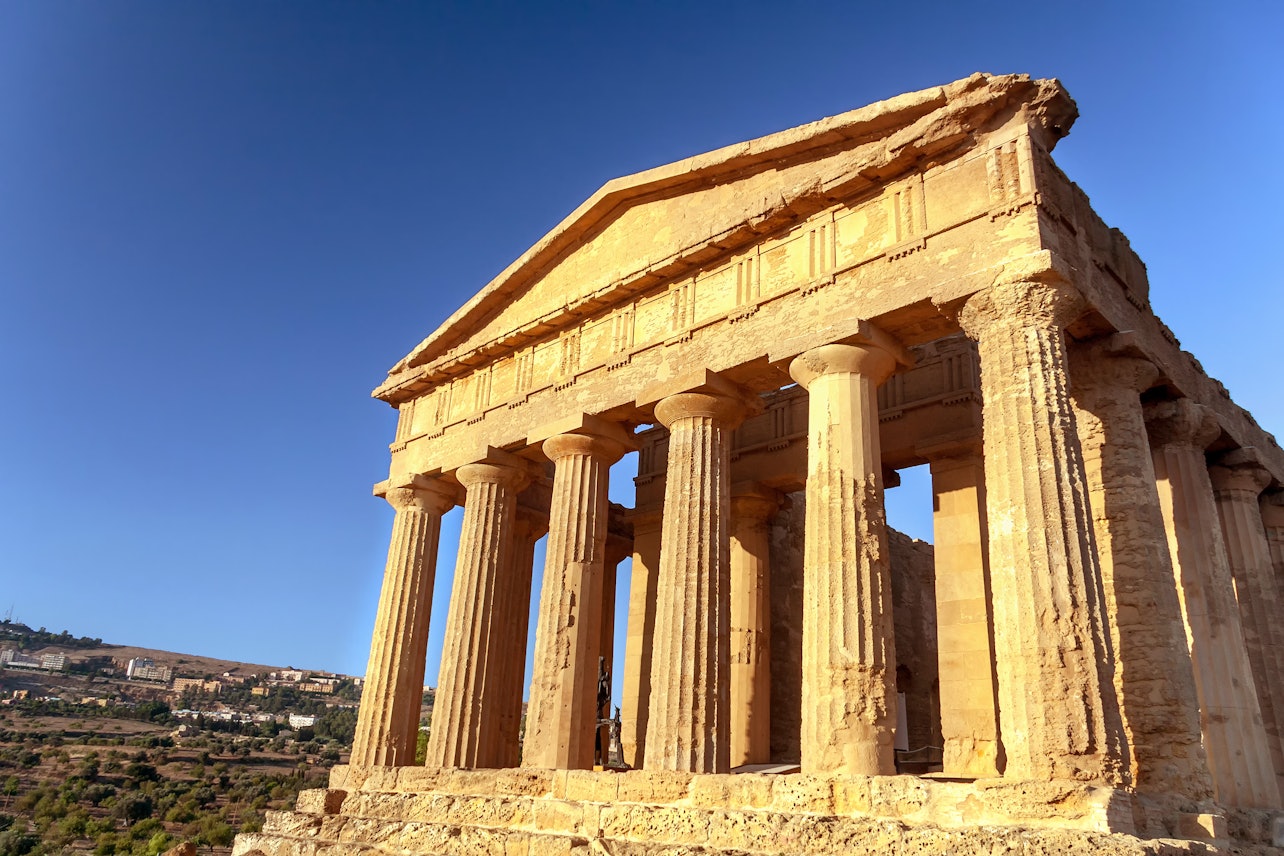 Entry to The Valley of the Temples with Pemcards Postcard - Accommodations in Agrigento
