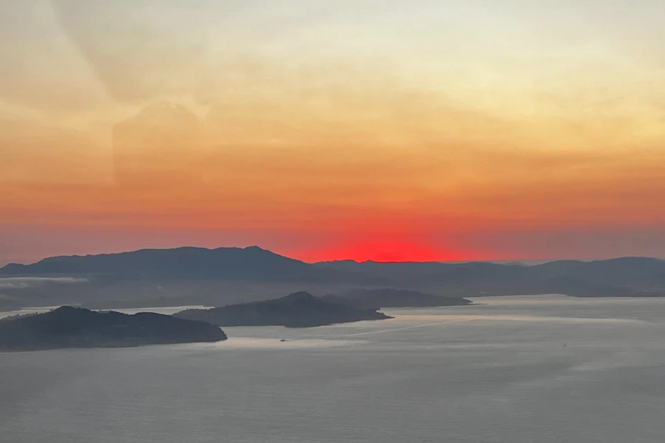 Sunset in the Bay Area