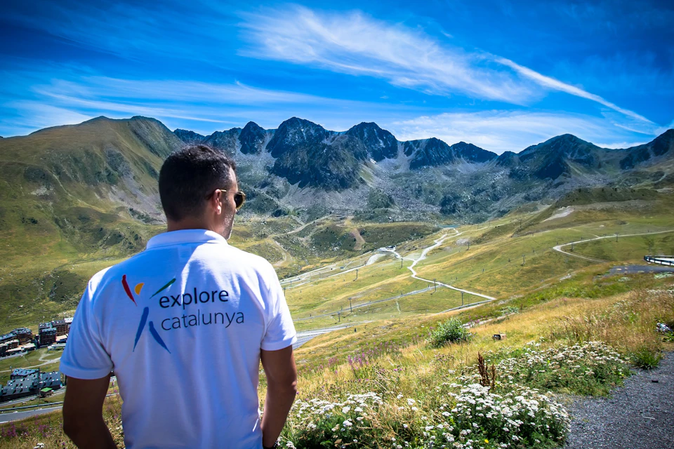 A view of the mountains from the Andorra border.