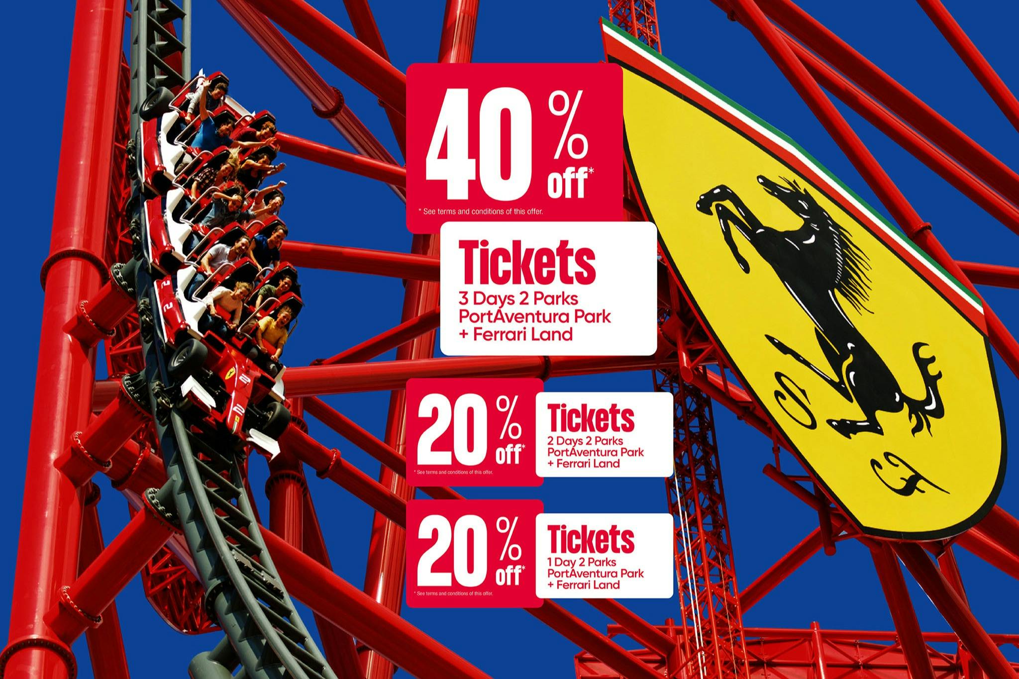 PortAventura og Ferrari Land billetter