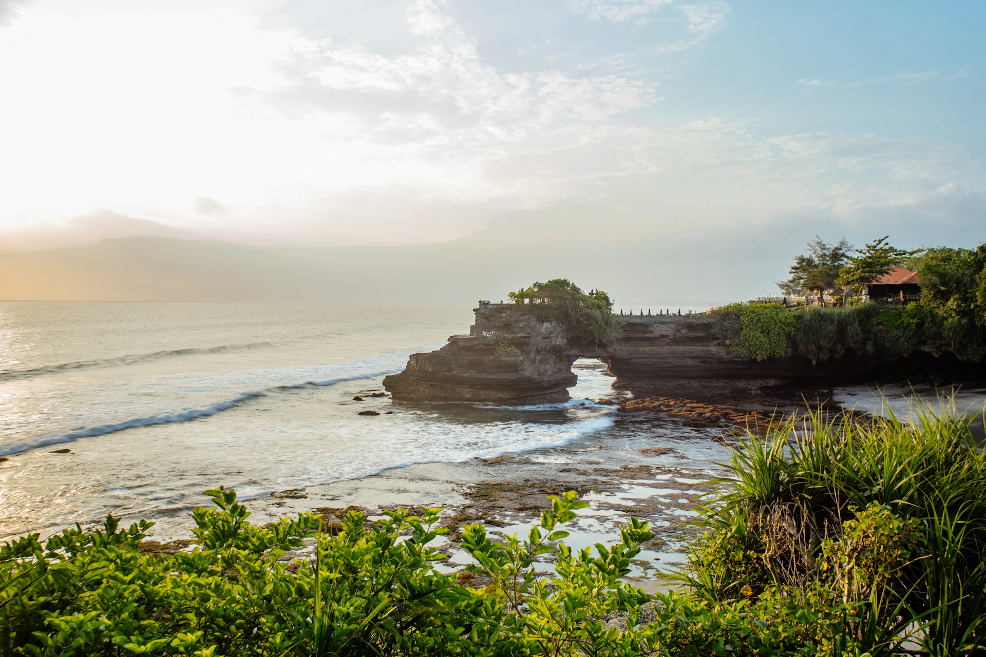 Tanah Lot Bali Temple Sunset