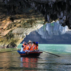 Ha Long Bay: 5-Star Premium Cruise + Buffet & Sunset Party + Optional Transfer