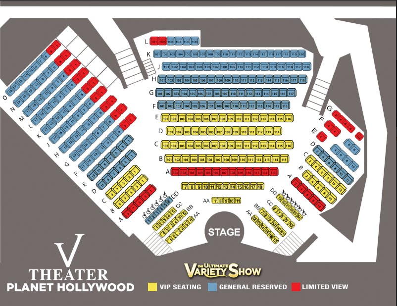 Tickets V The Ultimate Variety Show, Vegas Tiqets