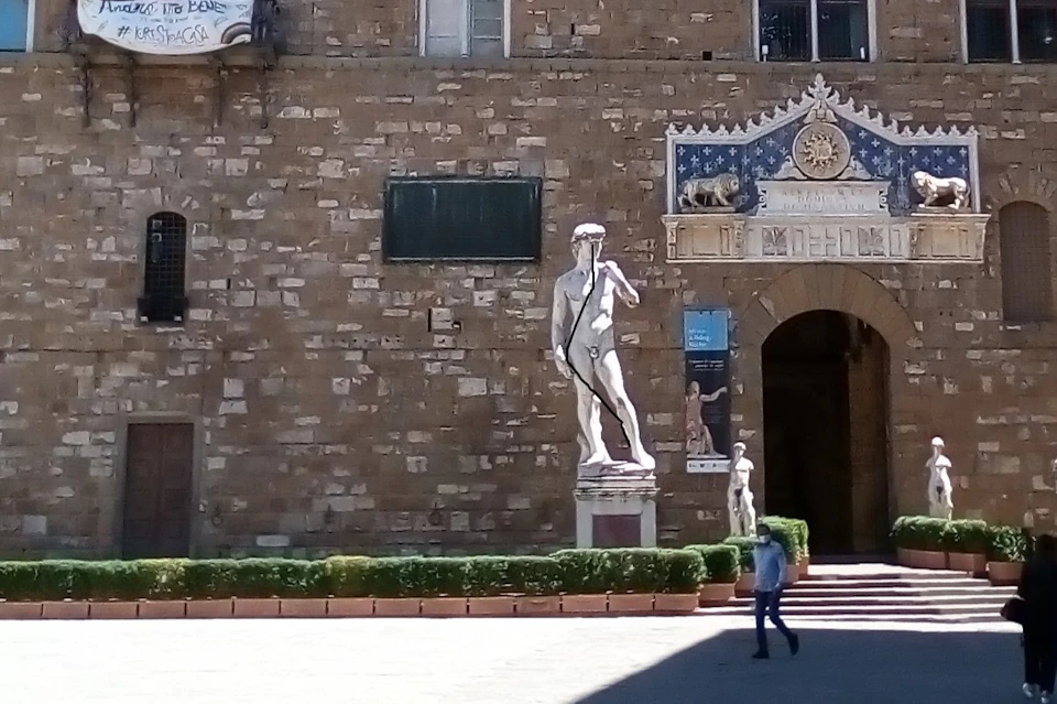 Replica of David by Michelangelo