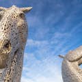 The Kelpies, a tribute to the work horses of many years ago