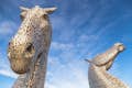 The Kelpies, a tribute to the work horses of many years ago