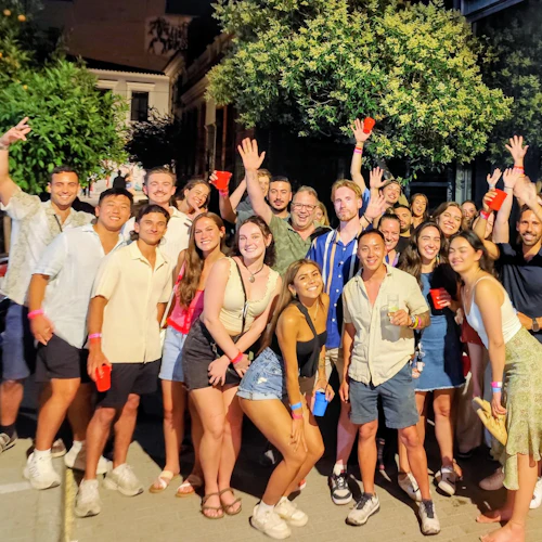 Athens Party Pub Crawl Gruppfoto