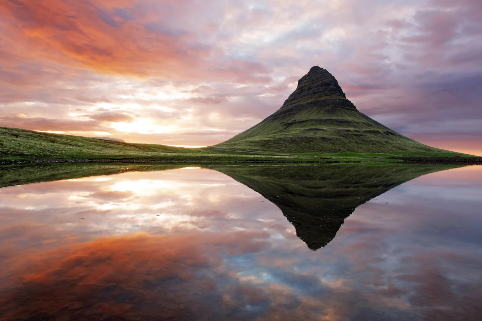 Kirkjufell at sunset