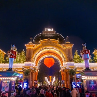 Weihnachtskarten für die Tivoli-Gärten in Kopenhagen