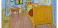 Pintura "Quarto em Arles" de Van Gogh
