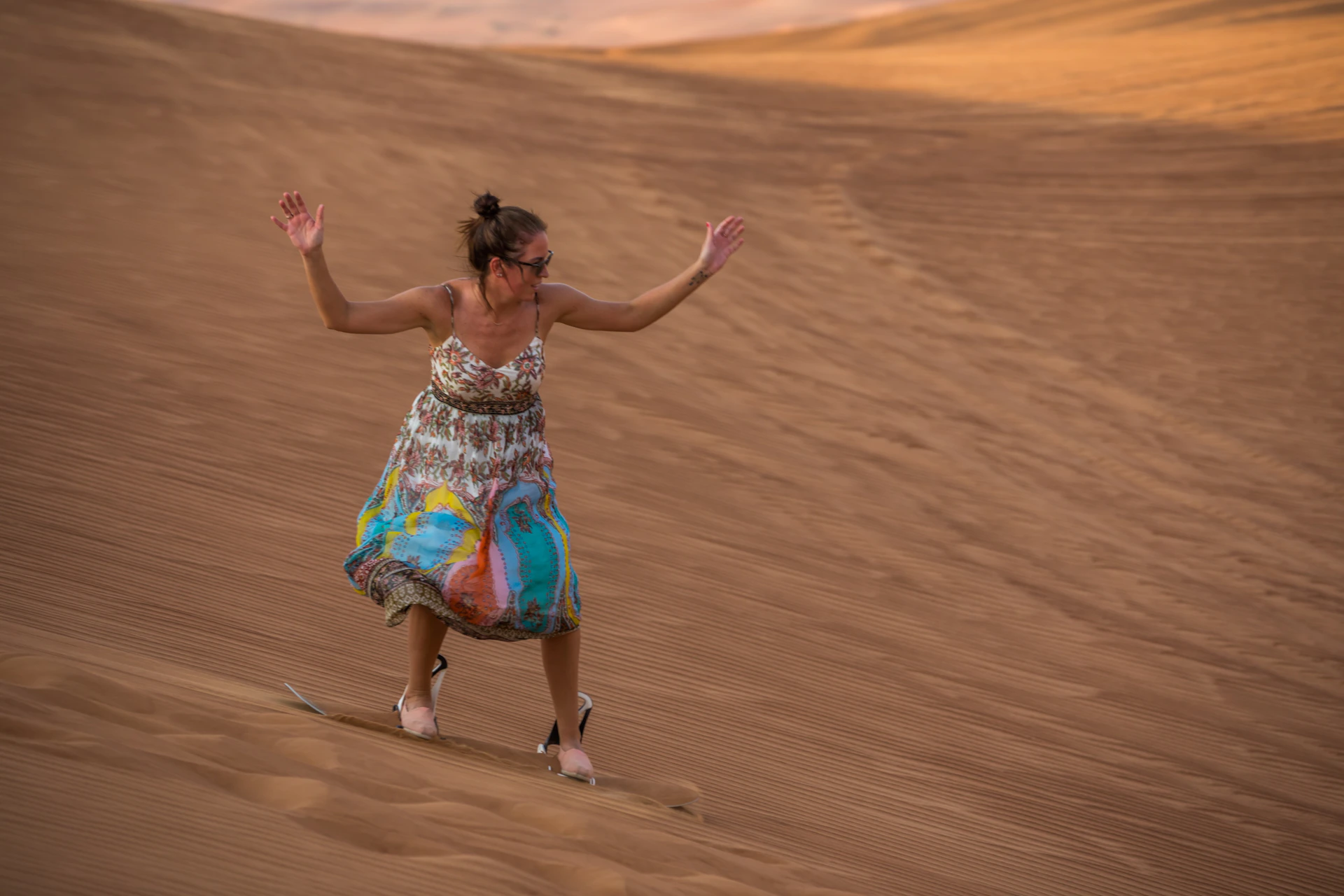 Sand boarding