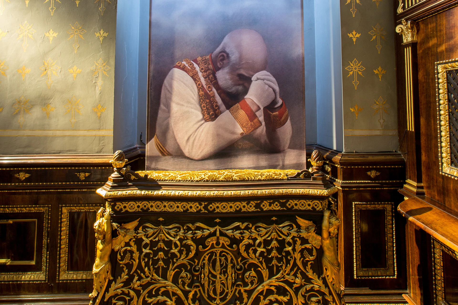 Emperor Franz Joseph wanted prayers to be said for his deceased crown prince