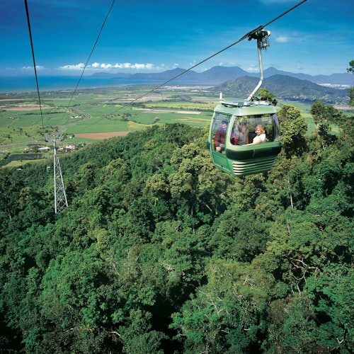 Experiencia en Kuranda en coche: Skyrail Rainforest Cableway & Scenic Rail