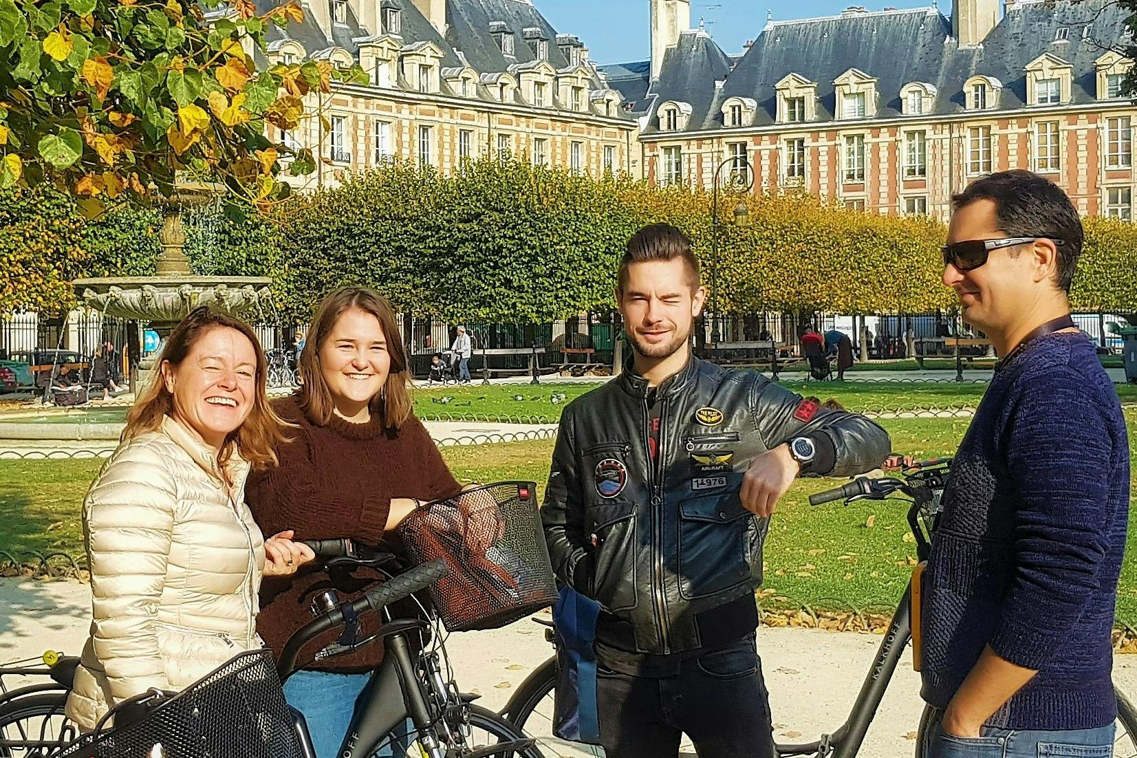 The beautiful Place des Vosges, unchanged for 400 years