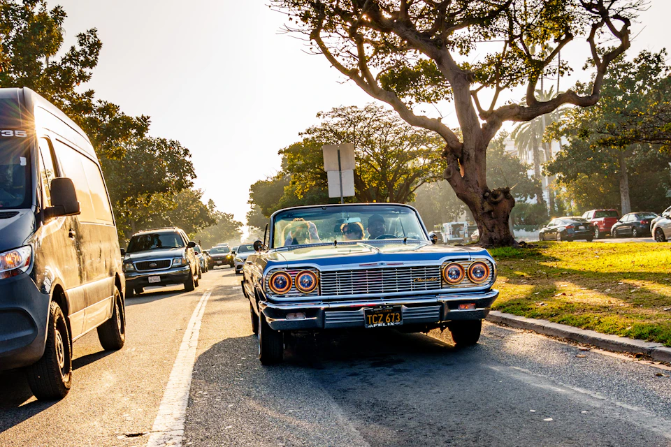Lowrider at Sunset